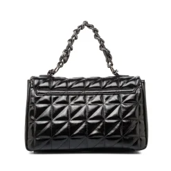 Borsa a mano nera da Donna con manici a catena Lora Ferres