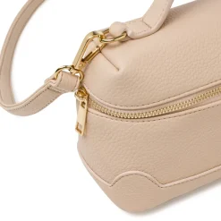 Borsa a mano nude da Donna effetto martellato Lora Ferres