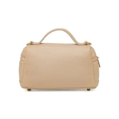 Borsa a mano nude da Donna effetto martellato Lora Ferres