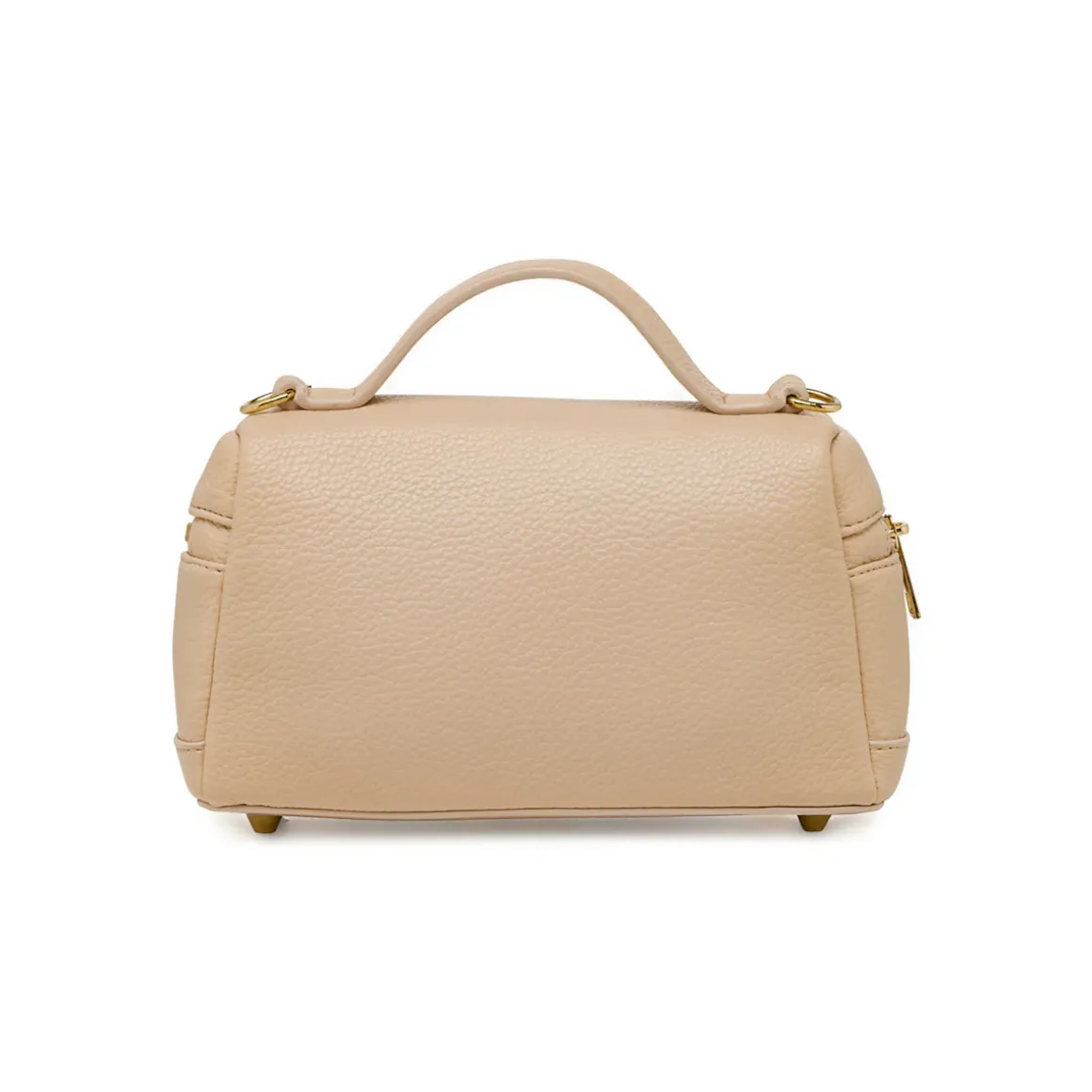Borsa a mano nude da Donna effetto martellato Lora Ferres