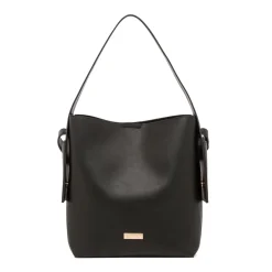 Borsa a secchiello nera da Donna Lora Ferres