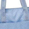 Borsa a spalla azzurra da Donna con logo all-over Dimensione Danza