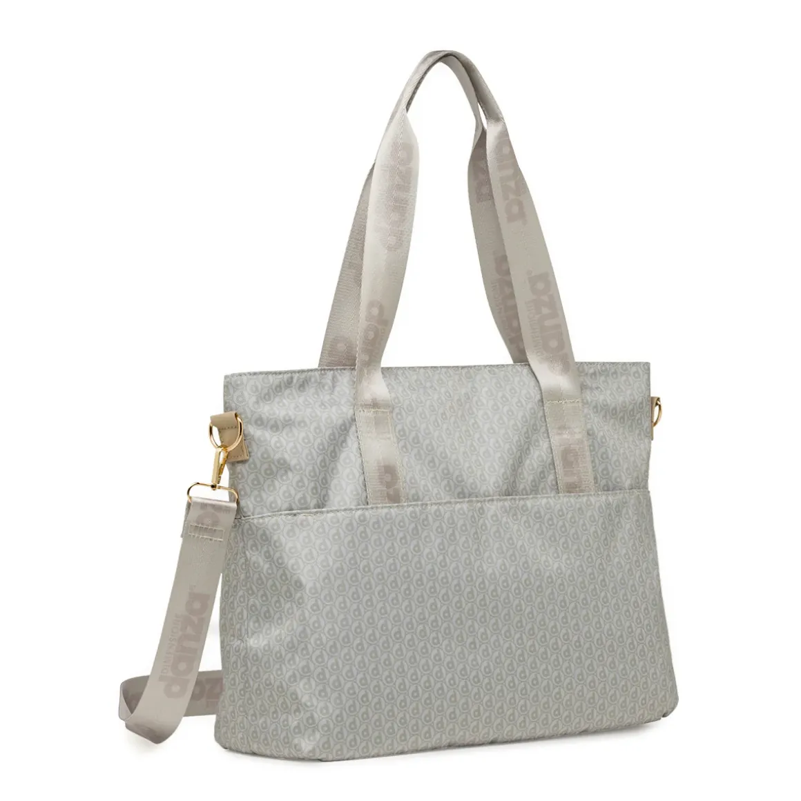 Borsa a Spalla Beige da Donna con motivo logo Dimensione Danza