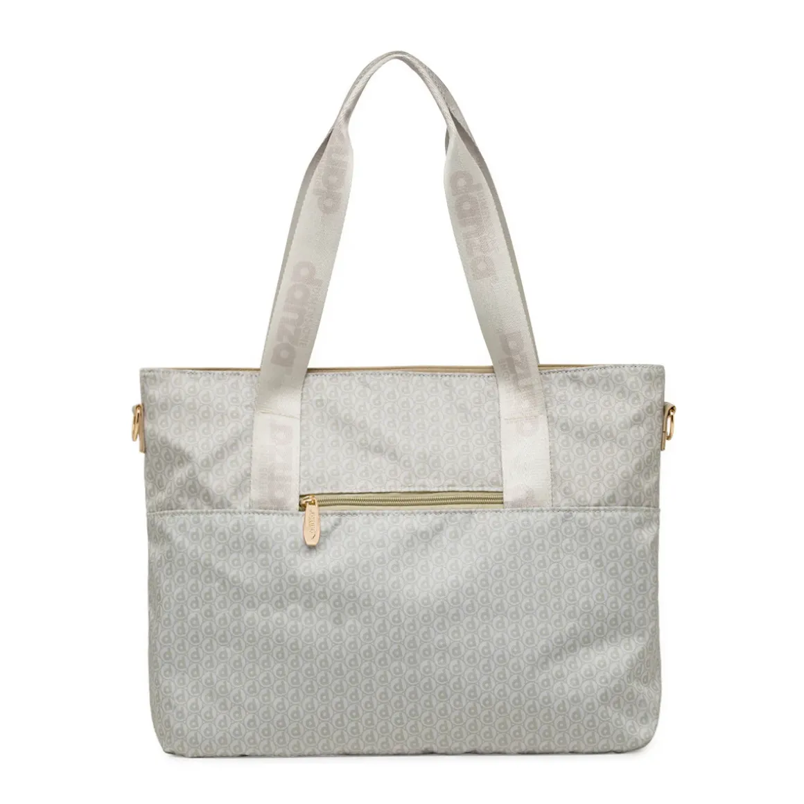 Borsa a Spalla Beige da Donna con motivo logo Dimensione Danza