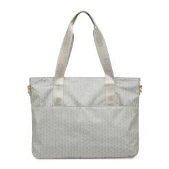 Borsa a Spalla Beige da Donna con motivo logo Dimensione Danza