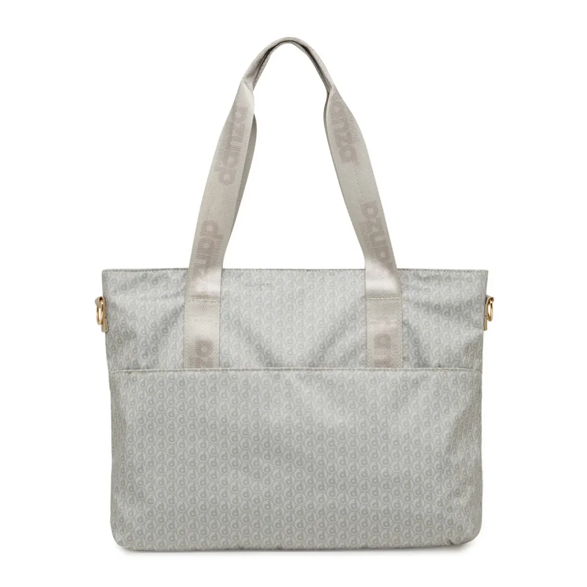 Borsa a Spalla Beige da Donna con motivo logo Dimensione Danza