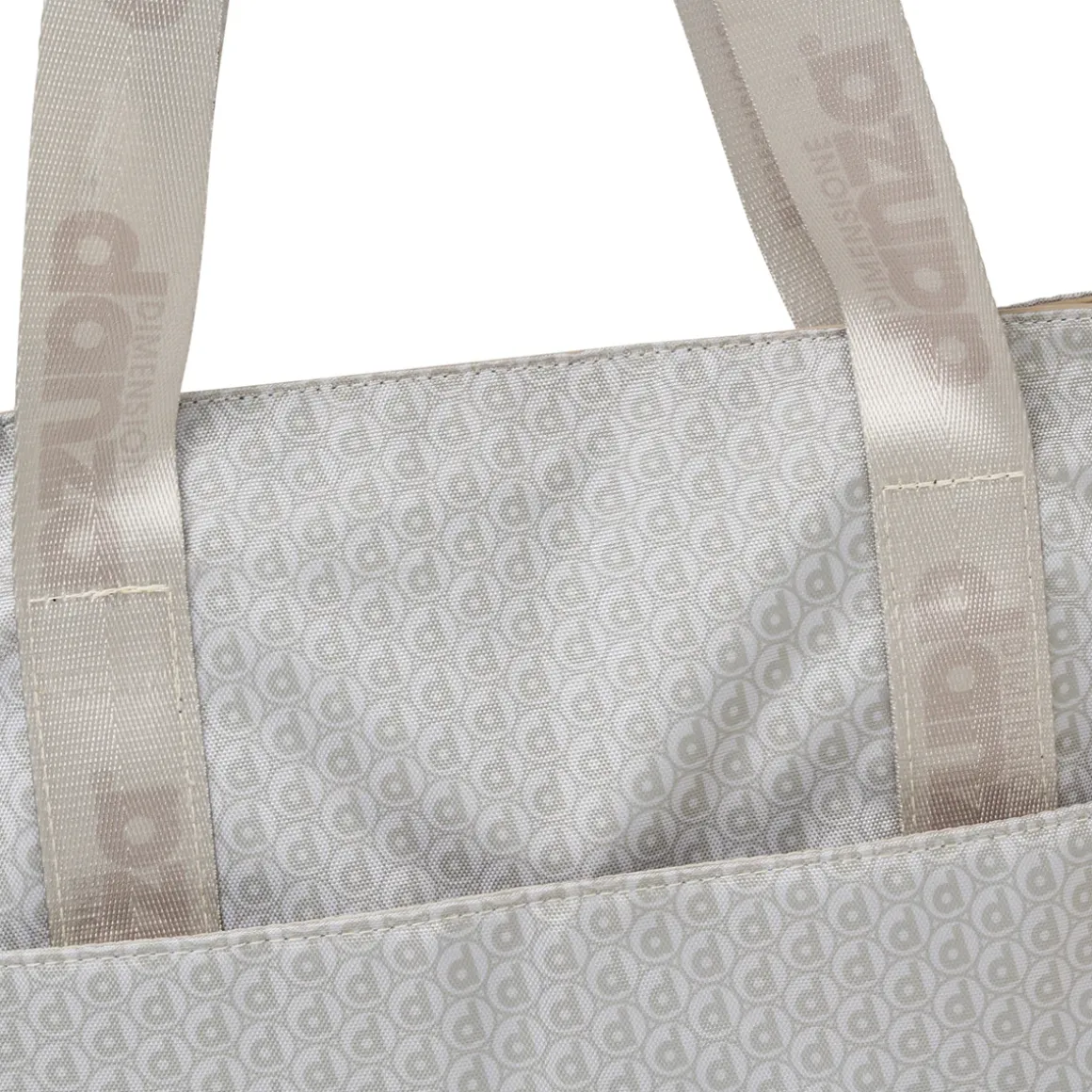 Borsa a Spalla Beige da Donna con motivo logo Dimensione Danza