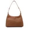 Borsa a spalla beige da Donna con tasca e zip Lora Ferres