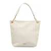 Borsa a spalla bianca da Donna con manico e dettagli oro Swish Jeans
