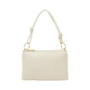 Borsa a spalla bianca da Donna con rifiniture dorate Lora Ferres