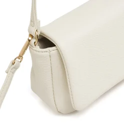 Borsa a spalla da Donna bianca con patta e tracolla Lora Ferres