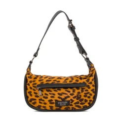 Borsa a Spalla da Donna con Stampa Animalier Swish Jeans