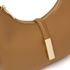 Borsa a spalla da Donna marrone con dettagli metallici Lora Ferres