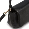 Borsa a spalla da Donna nera con patta e tracolla Lora Ferres