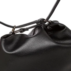 Borsa a Spalla da Donna Nera con Tasca Frontale Swish Jeans