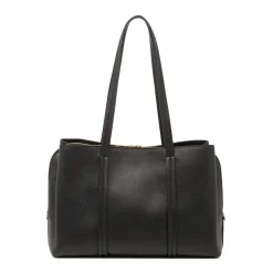 Borsa a Spalla da Donna Nera con Doppio Manico Lora Ferres