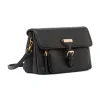 Borsa a Spalla da Donna Nera con Patta Lora Ferres