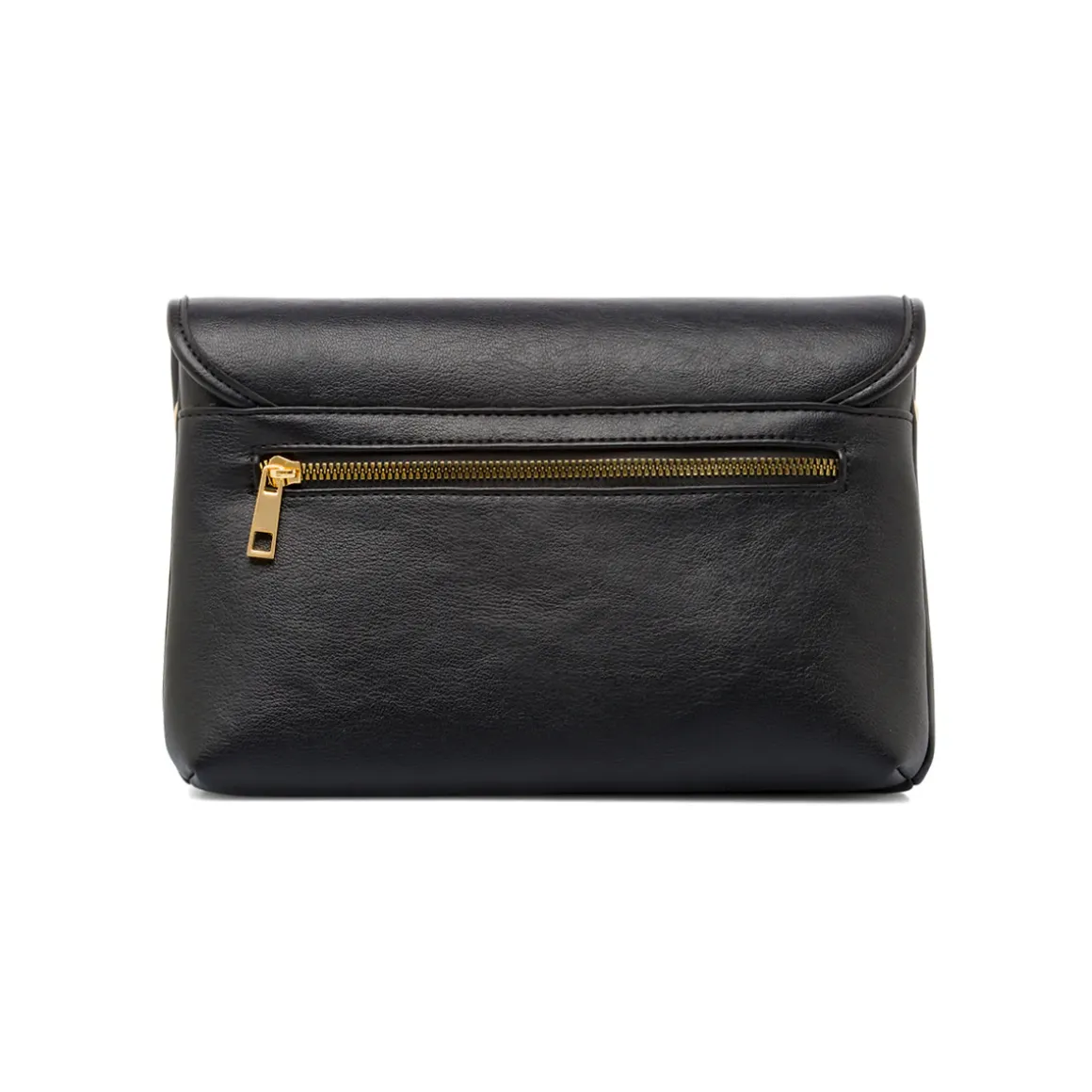 Borsa a Spalla da Donna Nera con Patta Lora Ferres