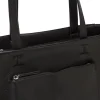 Borsa a spalla da donna nera Lora Ferres con zip e tasche esterne