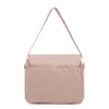 Borsa a spalla da donna rosa con logo Dimensione Danza