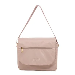 Borsa a spalla da donna rosa con logo Dimensione Danza