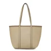 Borsa a spalla da Donna taupe effetto martellato Lora Ferres