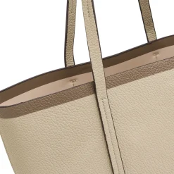 Borsa a spalla da Donna taupe effetto martellato Lora Ferres