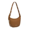 Borsa a Spalla Marrone con manico a Ochielli Swish Jeans