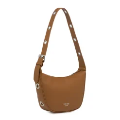Borsa a Spalla Marrone con manico a Ochielli Swish Jeans