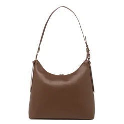 Borsa a spalla marrone da Donna con chiusura zip Lora Ferres