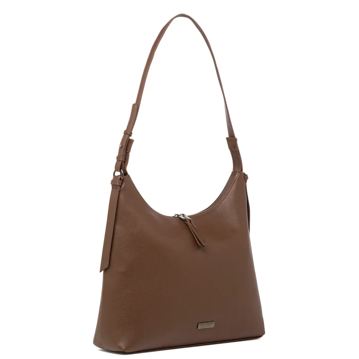 Borsa a spalla marrone da Donna con chiusura zip Lora Ferres