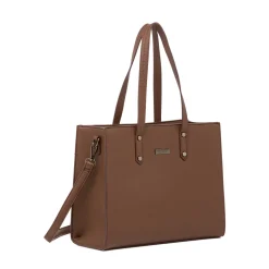 Borsa a spalla marrone da Donna con tracolla rimovibile Lora Ferres