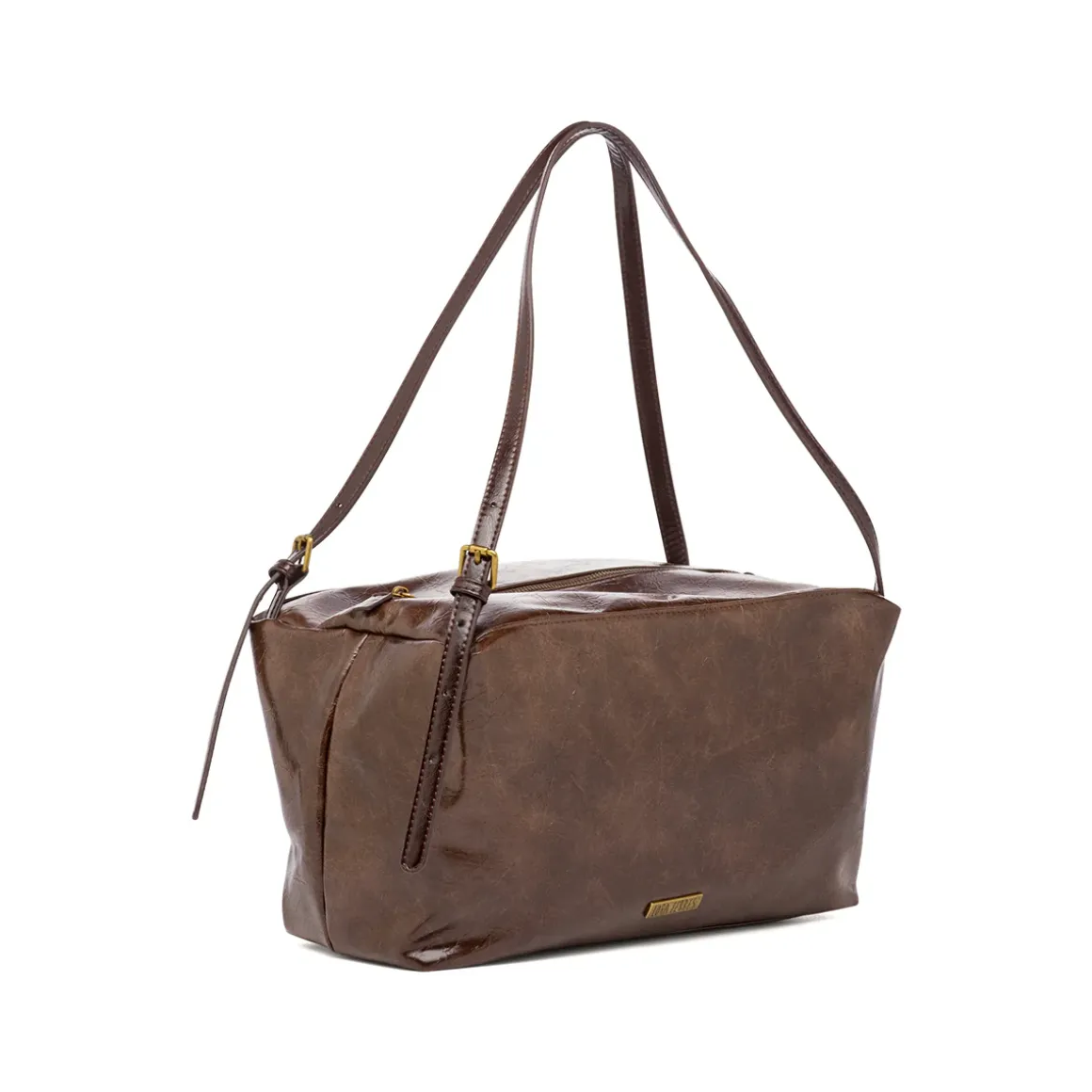 Borsa a spalla marrone da Donna Lora Ferres