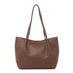Borsa a spalla marrone da Donna con dettagli arricciati Lora Ferres