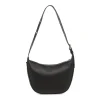 Borsa a Spalla Nera con Manico a Occhielli Swish Jeans