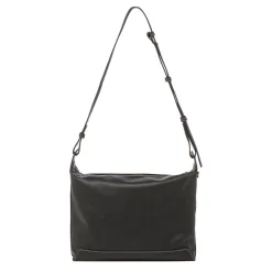 Borsa a spalla nera da Donna con cuciture a vista Lora Ferres
