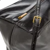 Borsa a spalla nera da Donna con logo Lora Ferres