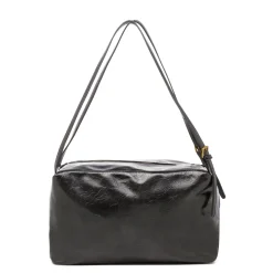 Borsa a spalla nera da Donna con logo Lora Ferres