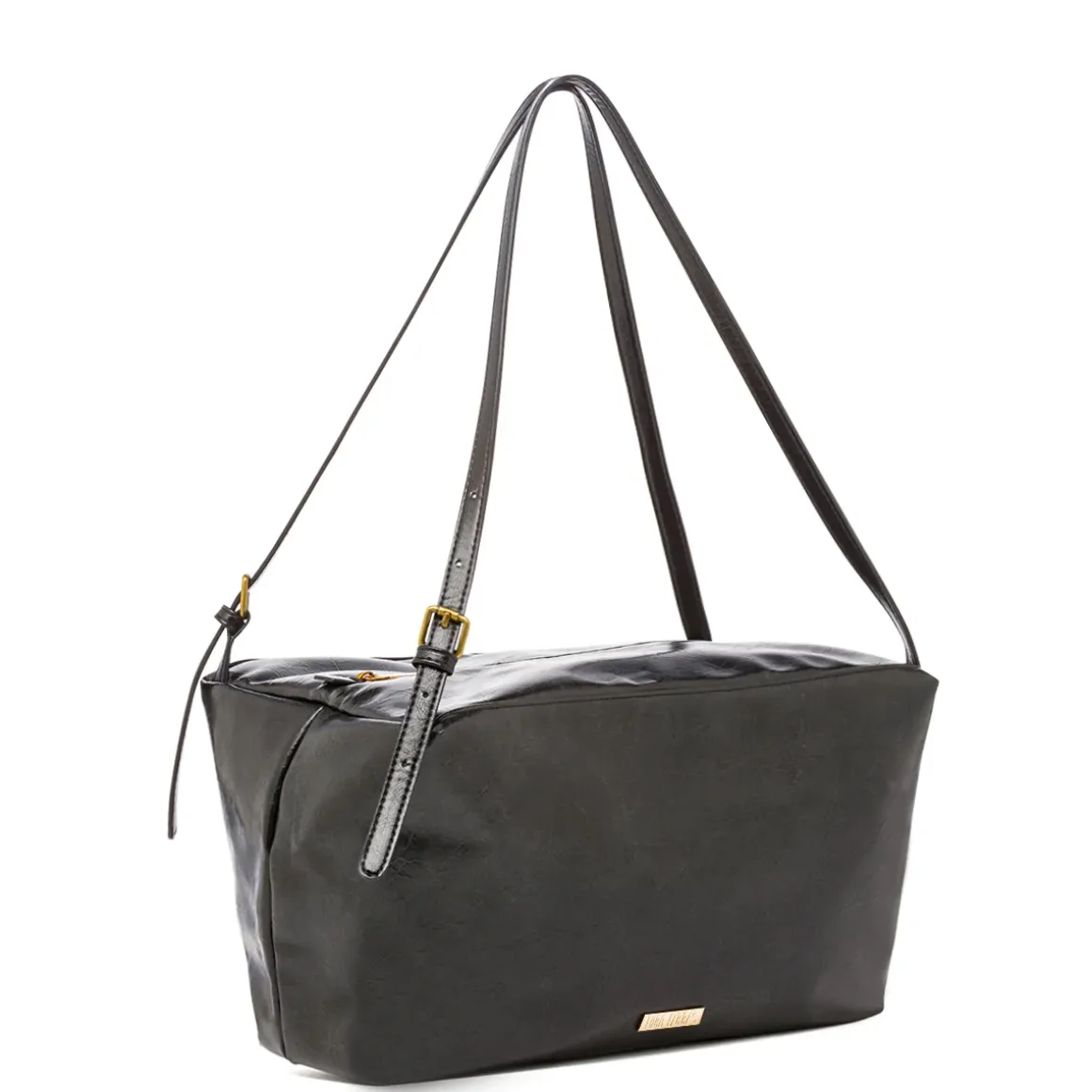 Borsa a spalla nera da Donna con logo Lora Ferres