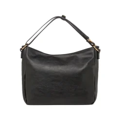 Borsa a spalla nera da Donna con tasca e logo frontale Lora Ferres