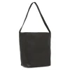 Borsa a spalla nera da Donna con bottone magnetico Lora Ferres