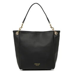 Borsa a spalla nera da Donna con manici intercambiabili Swish Jeans