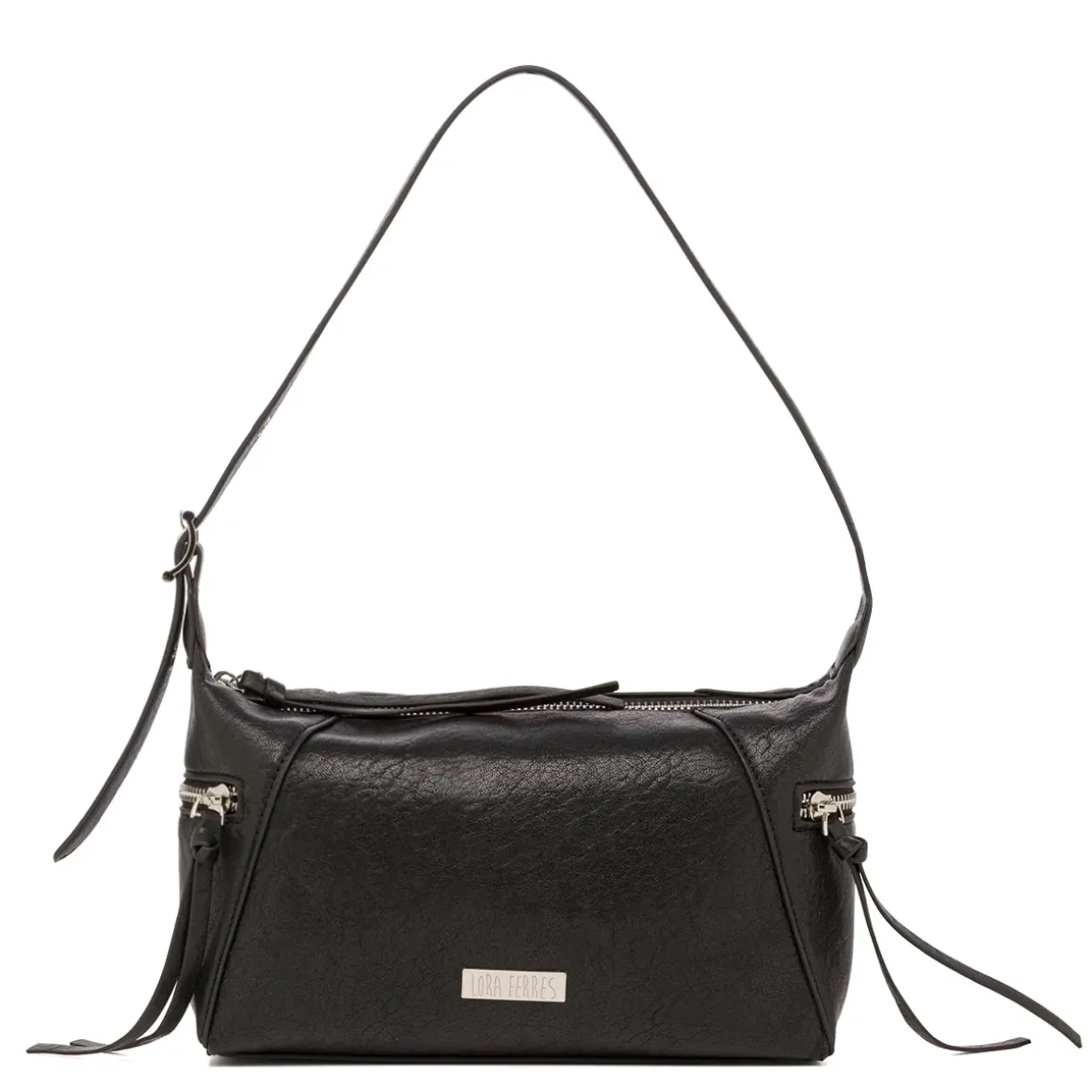 Borsa a spalla nera da Donna Lora Ferres