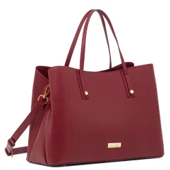 Borsa a spalla rossa da Donna con tracolla rimovibile Lora Ferres