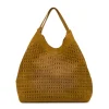 Borsa a spalla Tote Bag Donna marrone effetto scamosciato Lora Ferres