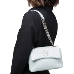 Borsa a tracolla azzurra da Donna con catena Lora Ferres