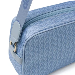 Borsa a tracolla azzurra da Donna con logo allover Dimensione Danza