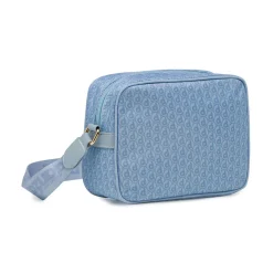 Borsa a tracolla azzurra da Donna con logo allover Dimensione Danza