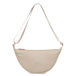 Borsa a Tracolla Beige da Donna a mezzaluna Dimensione Danza