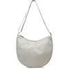 Borsa a Tracolla Beige da Donna con logo all-over Dimensione Danza